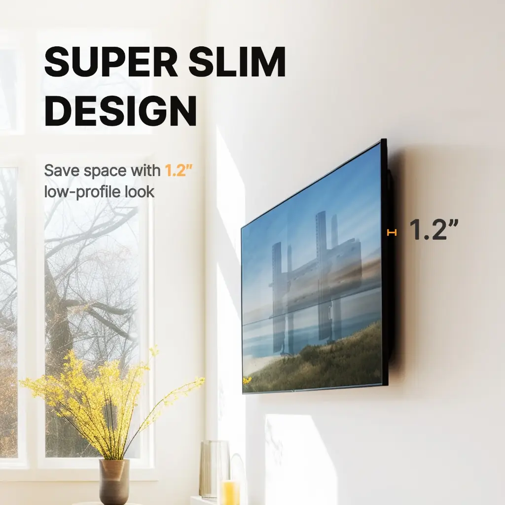 Perlesmith Tilting TV Wall Mount - 23" to 60"