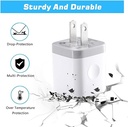 2.1A Dual Port USB Power Adapter Plug
