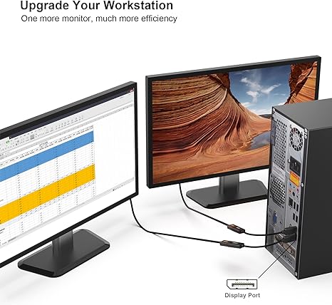 Displayport to HDMI adapter