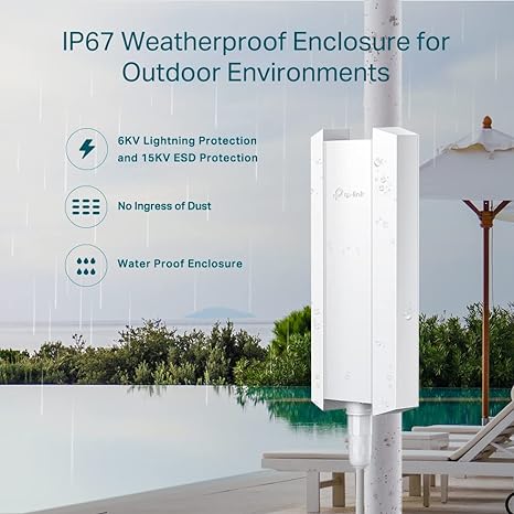 TP-Link EAP650 Outdoor Omada True WiFi6 AX3000 Access Point