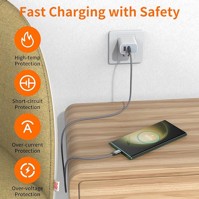 JXMOX USB-A to C cable
