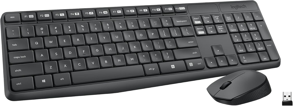 Logitech MK235 Wireless Keyboard and Mouse combo