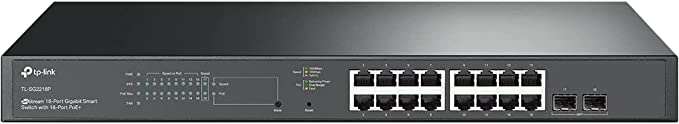 TP-Link TL-SG2218P | 16 Port Gigabit Smart Managed PoE Omada Switch