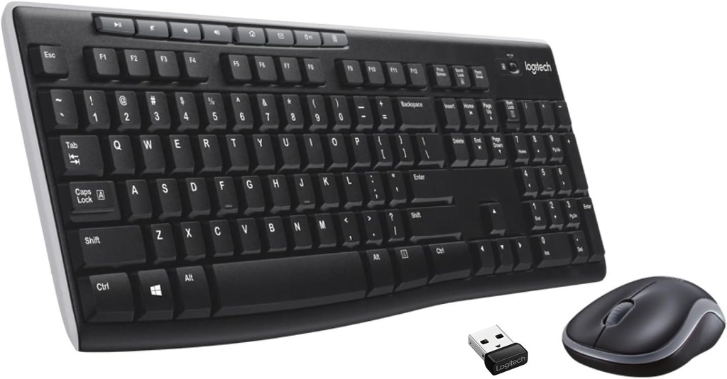 Logitech MK270 Full-Size wireless Keyboard and mouse combo
