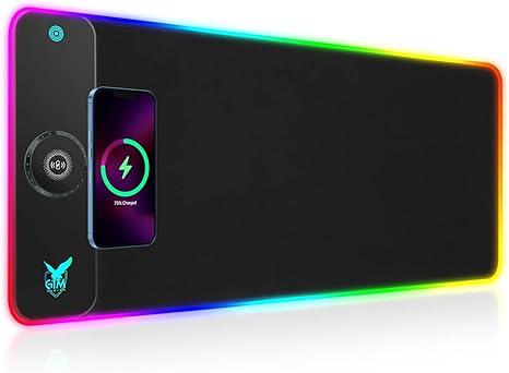GIM Wireless Charging RGB Gaming Mouse Pad