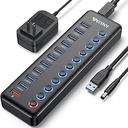 Powered USB Hub, Wenter 11-port USB Splitter (10 faster)