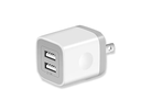 2.1A Dual Port USB Power Adapter Plug