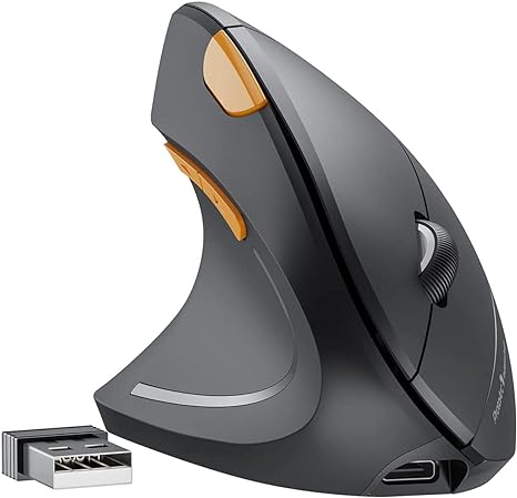 ProtoArc EM13 Left Handed Bluetooth Vertical Mouse