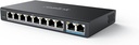 Reolink PoE Switch 8 port fast, 2 Gigabit Uplink Ports, 120W
