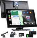 Portable 9” Car Screen with Wireless CarPlay and Android Auto