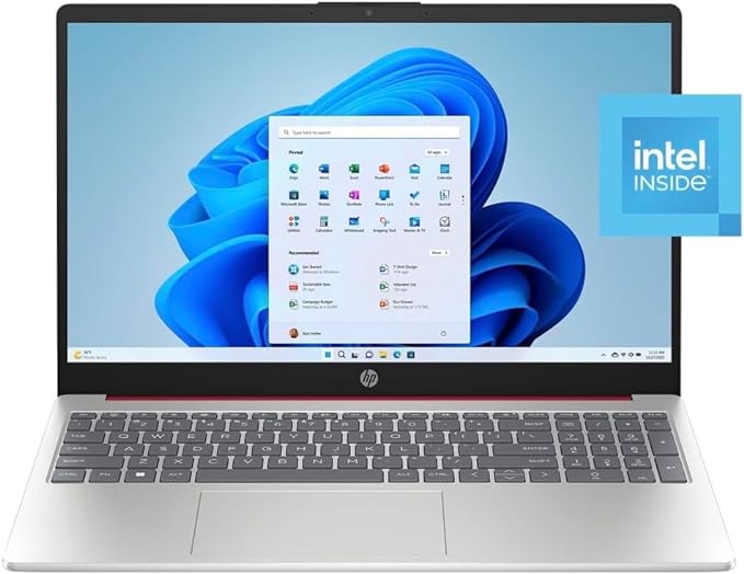 HP Laptop 15.6-Inch Windows 11 with 1-Year Office 365 