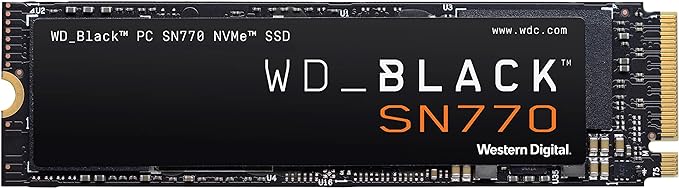Western Digital Black SN770 NVMe internal gaming SSD