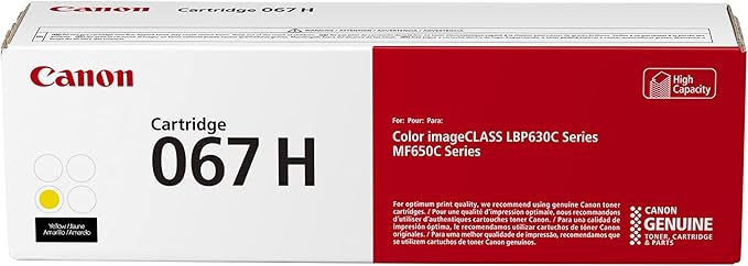 Canon 067H Toner Cartridge  (Yellow)