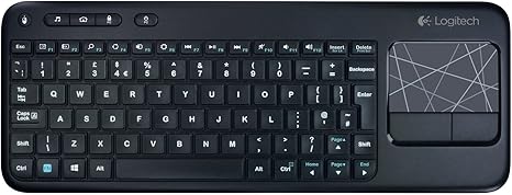 Logitech K400 Plus Wireless Touchpad, Keyboard