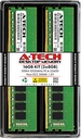 A-Tech 16GB (2x8GB) DDR4 3200 MHz UDIMM PC4-25600 (PC4-3200AA) CL22 DIMM Non-ECC Desktop RAM Memory Modules 