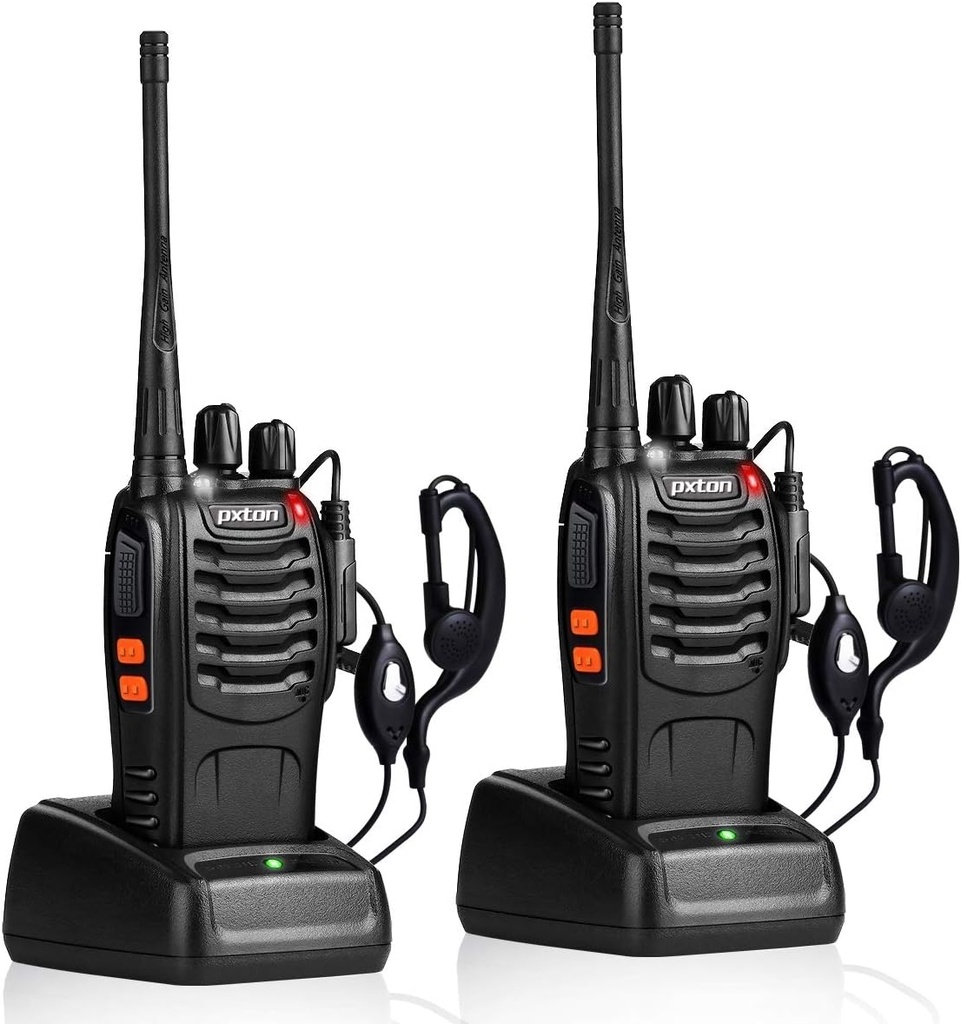 PXTON Portable Two-Way Radio Solution (2 Pack)