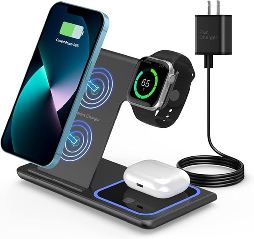 3 in 1 Wireless Charger station