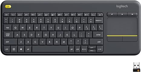 Logitech K400 Plus Wireless Touchpad, Keyboard