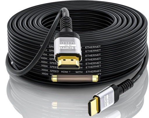 Soonsoonic 4K HDMI Cable 75 Ft with Built-in Signal Booster