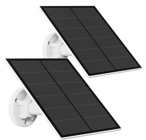 Solar Panel for Security Camera (2 pack), 5W USB