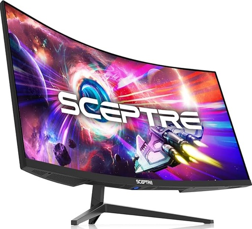Sceptre 34 Inch Curved Ultrawide WQHD monitor 3440 X 1440 pixels 165Hz