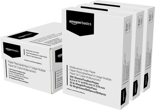 Amazon basics Letter size copy paper